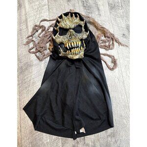 Vintage Ghoul Mask Crypt Creature Skeleton Skull Easter Unlimited 8517 Halloween